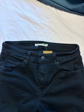 Levi's Black Mid-Rise Skinny Jeans